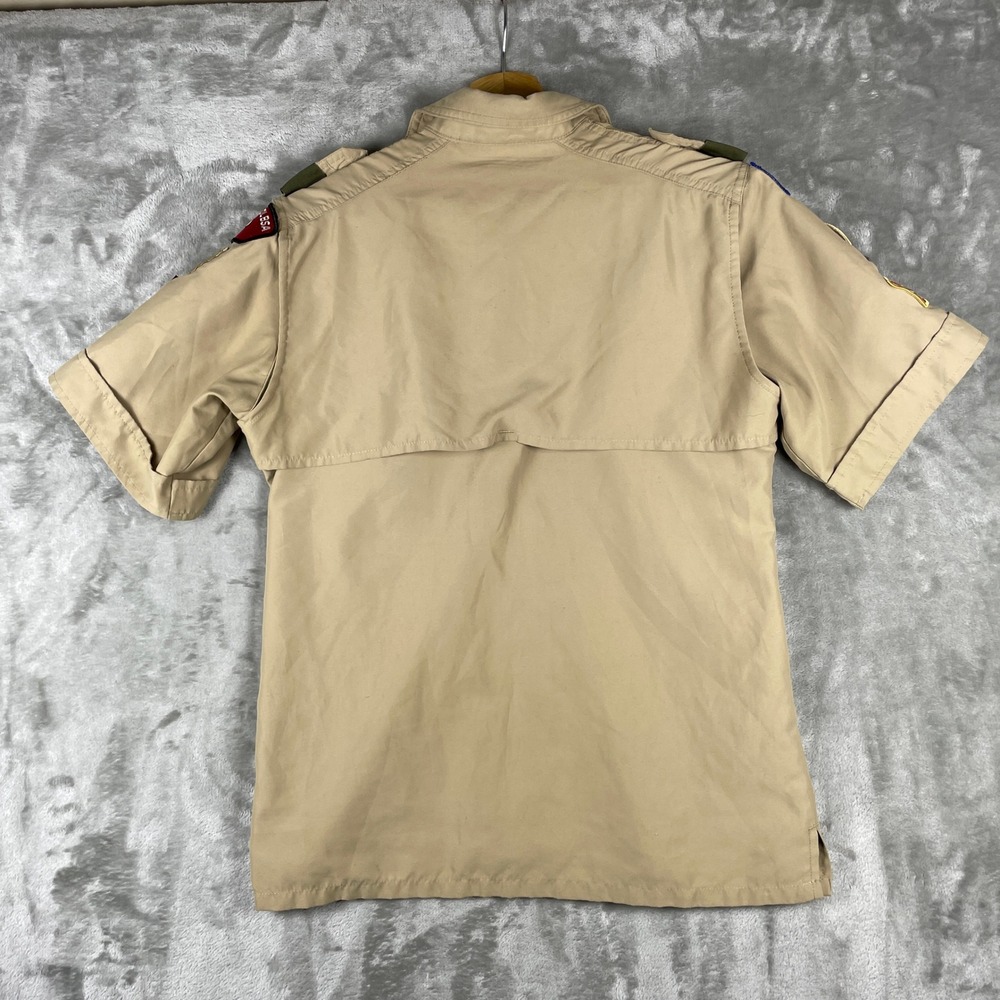 Boy Scouts of America Uniform Shirt Kids Youth Large Adult XS Polyester Stretch - Picture 7 of 8